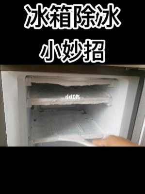 怎么清理冰箱冰堵（如何清除冰箱冰块）